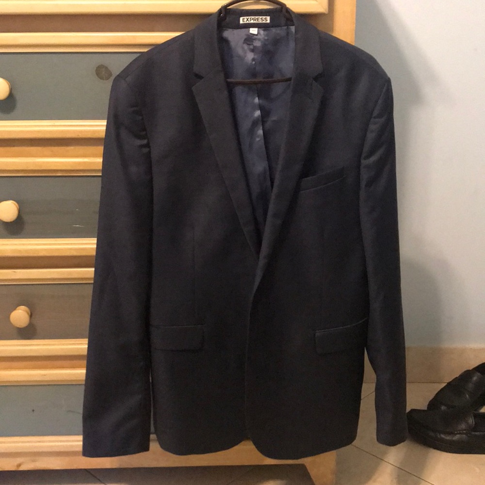 Express navy blazer extra slim fit
